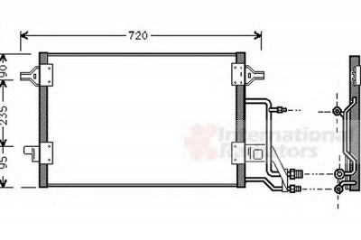 VAN WEZEL 03005140 -  Конденсатор, кондиционер